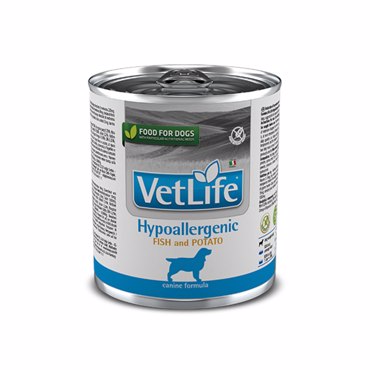 Farmina Vet Life Hypoallergenic Υγρή Τροφή Σκύλου με Πατάτες και Ψάρι σε Κονσέρβα 300gr